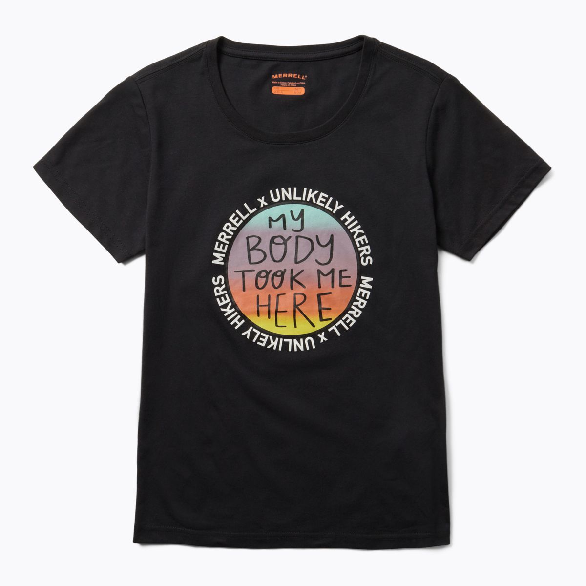 Women Unlikely Hikers X Merrell Short Sleeve Tee | Merrell JWS26684-010